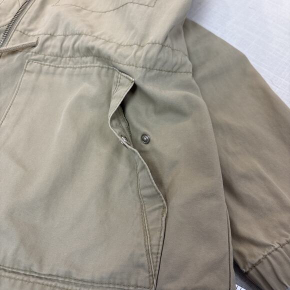 Chore Coat Field Barn Utility Cargo Jacket Canvas Khaki Med Old Navy - Picture 16 of 16